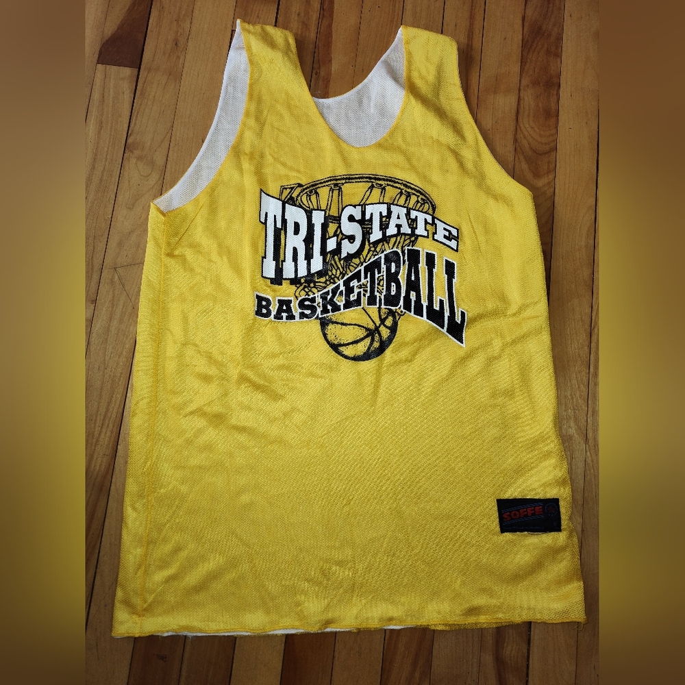 Soffe Yellow Tri-State Basketball Jersey